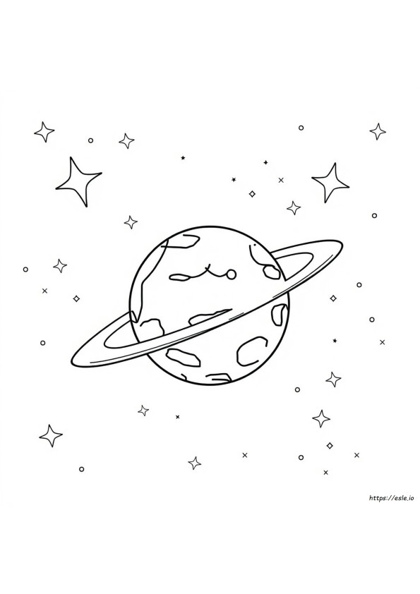 Planeta Para Colorir Para Imprimir