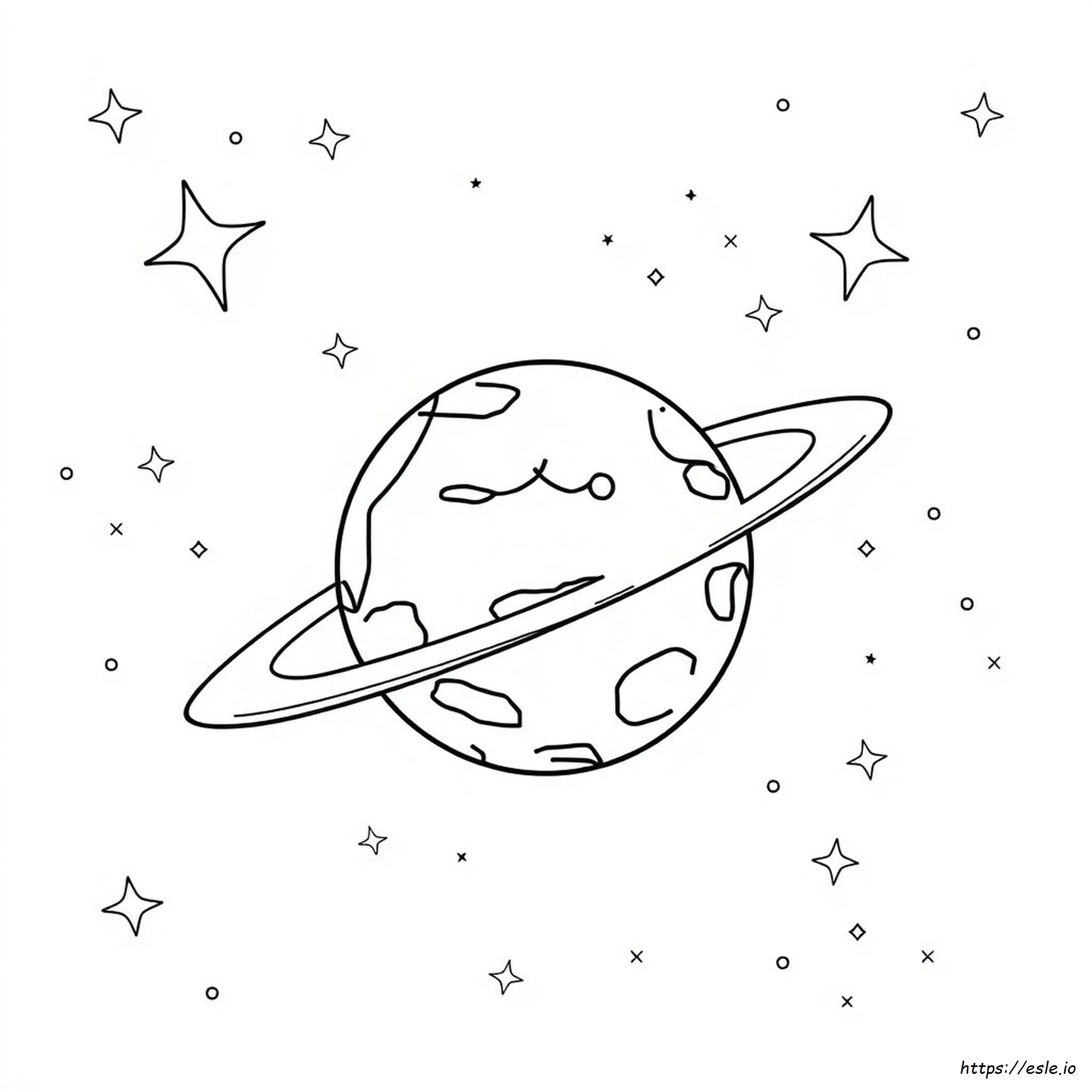 Free Printable Planet Coloring Pages To Print - Space Theme
