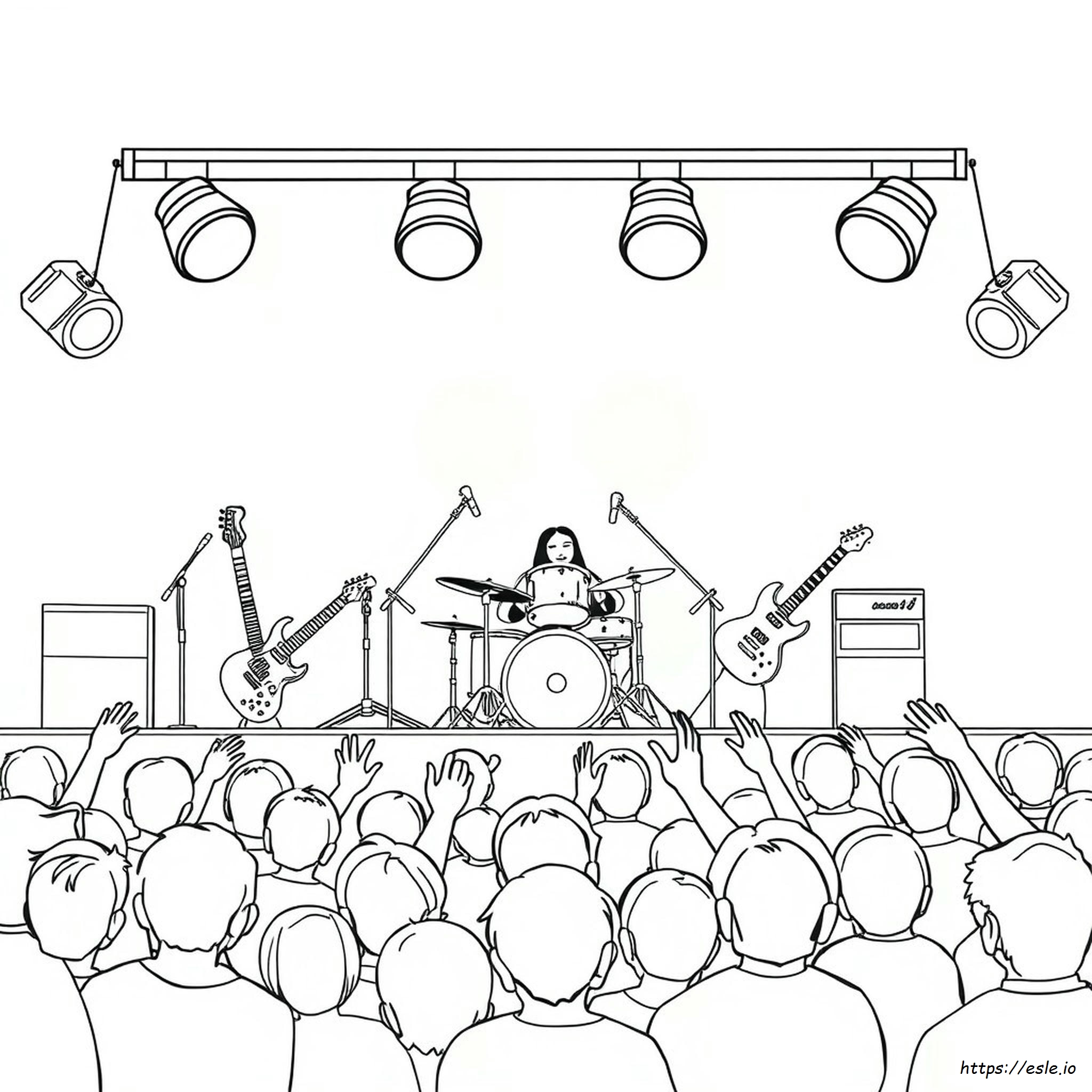 Kostenlose Rock And Roll Ausmalbilder Zum Ausdrucken