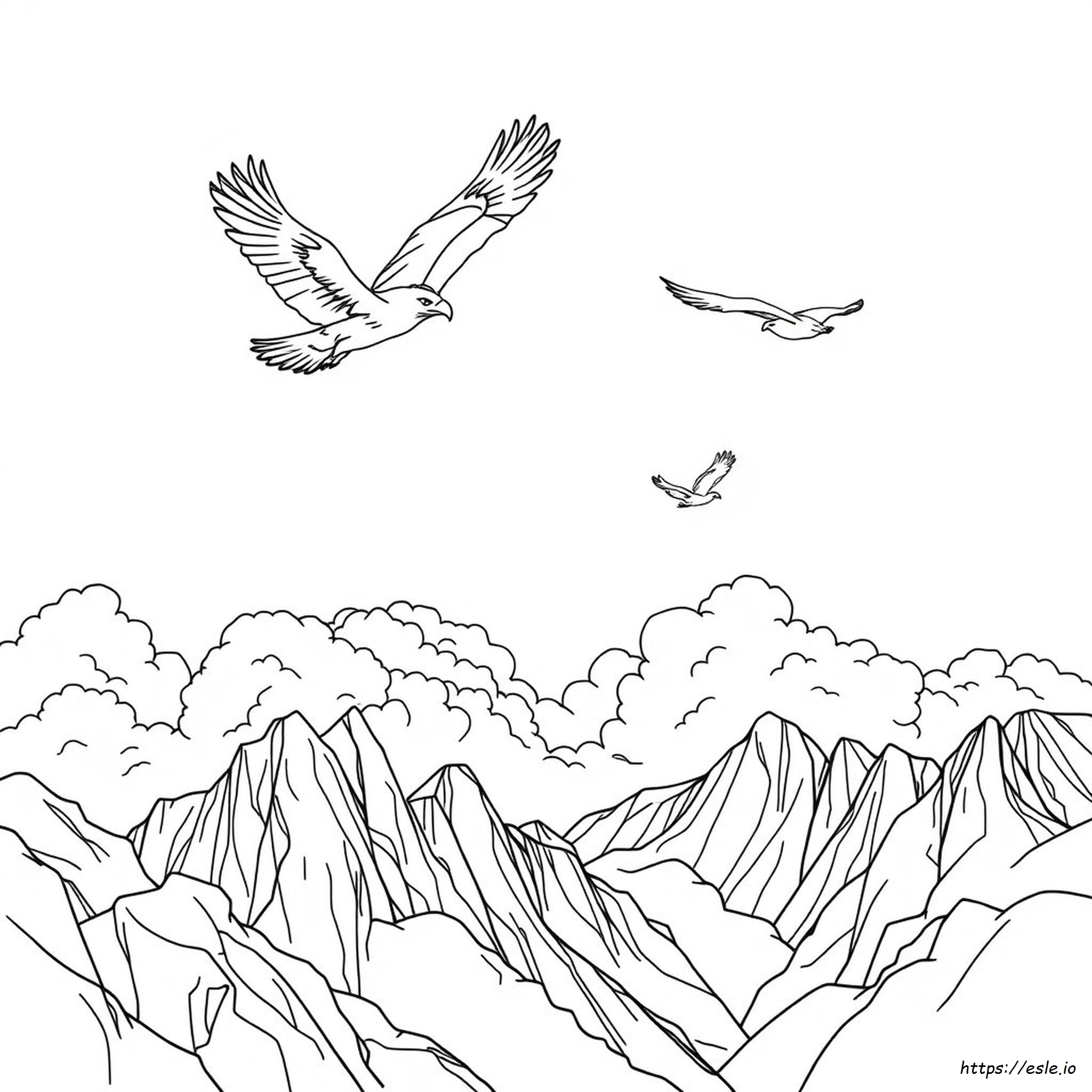 Coloring Page Of An Eagle