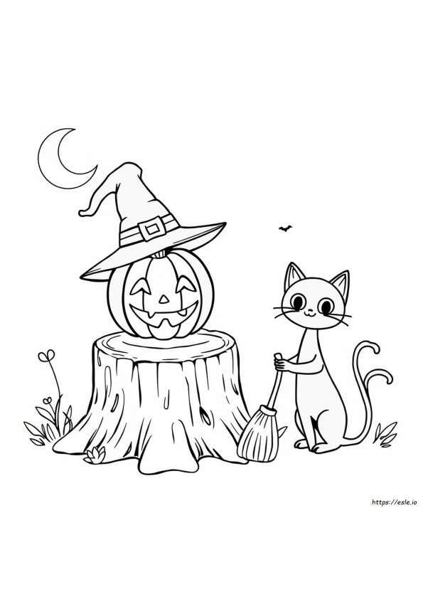 Cute Halloween Coloring Pages For Girls