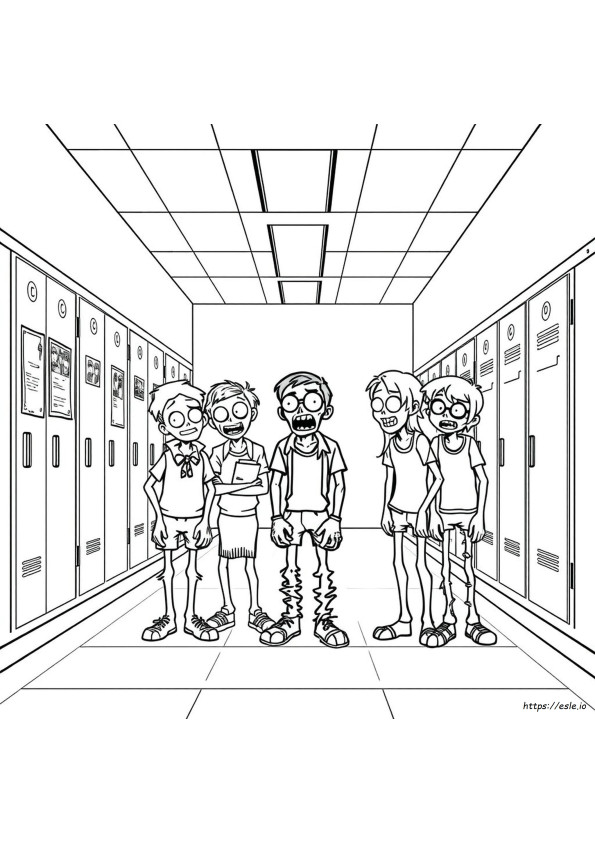 Disney Z O M B I E S Coloring Pages