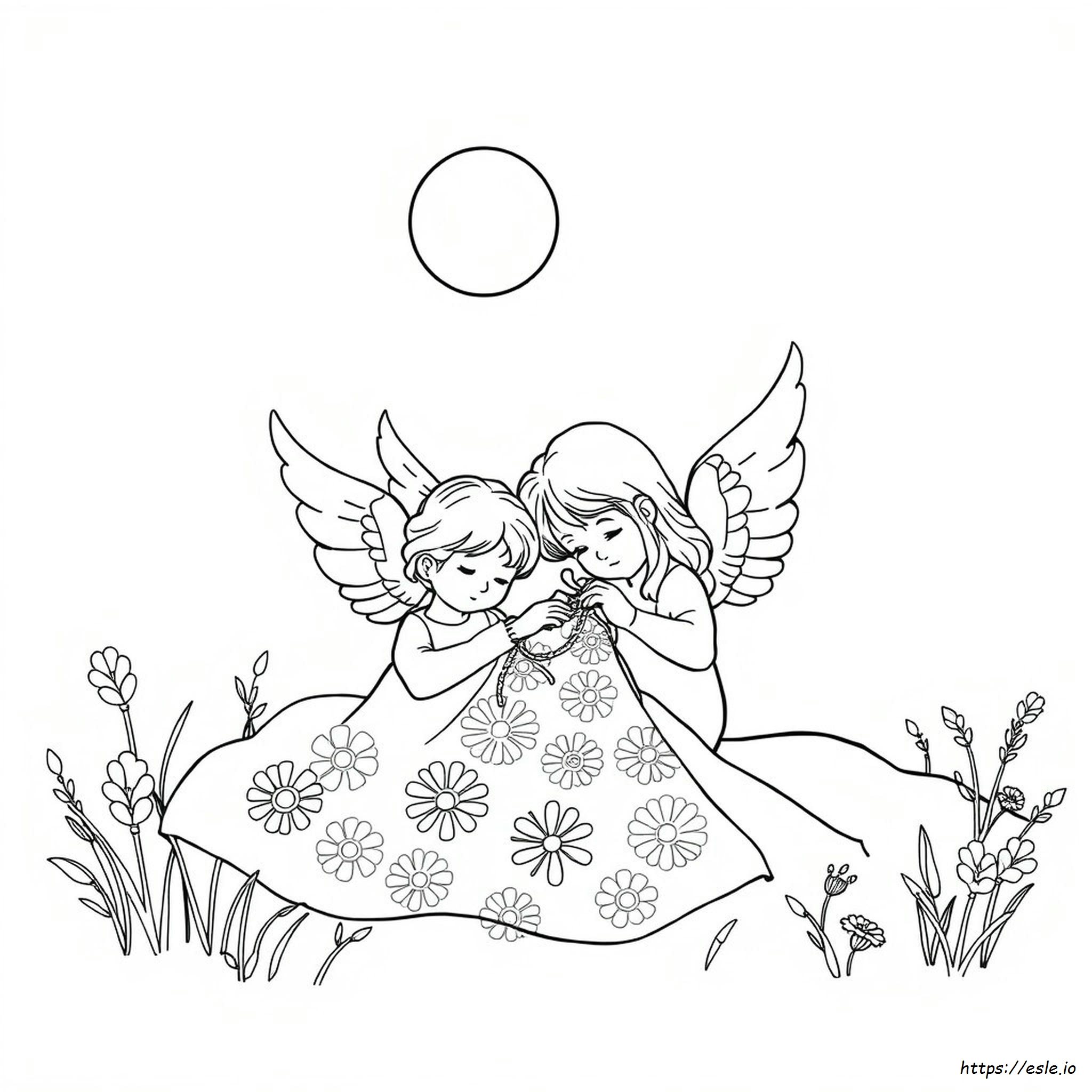 Stitch E Angel Da Colorare