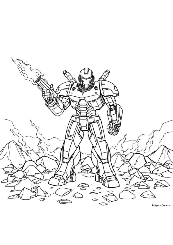 War Machine De Colorat