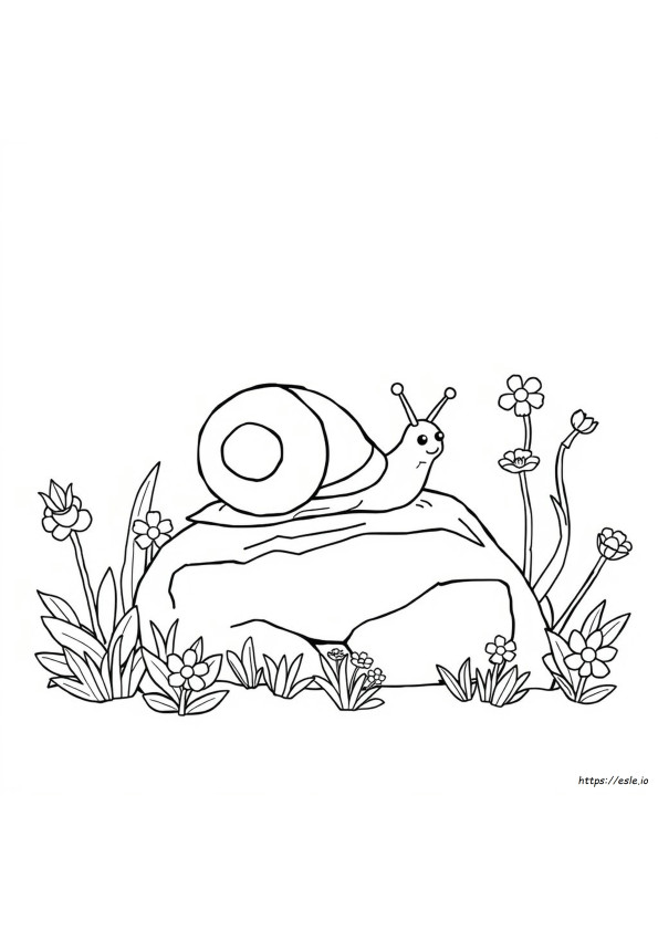 Coloriage Escargot À Imprimer