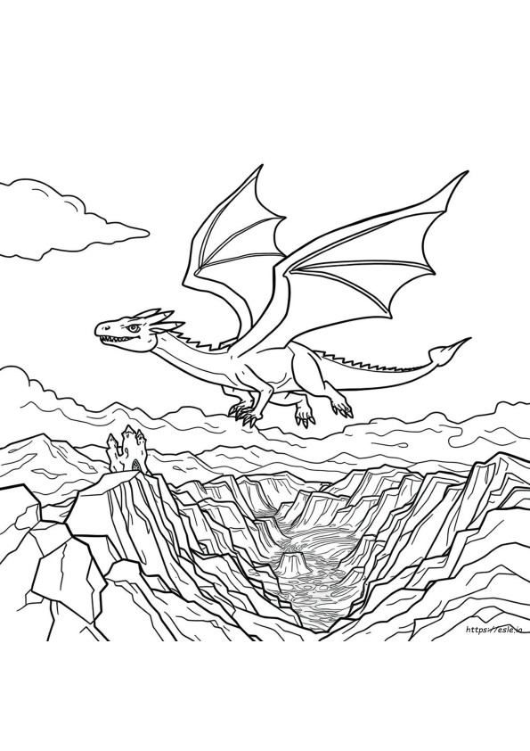 Dragão Boneknapper Para Colorir