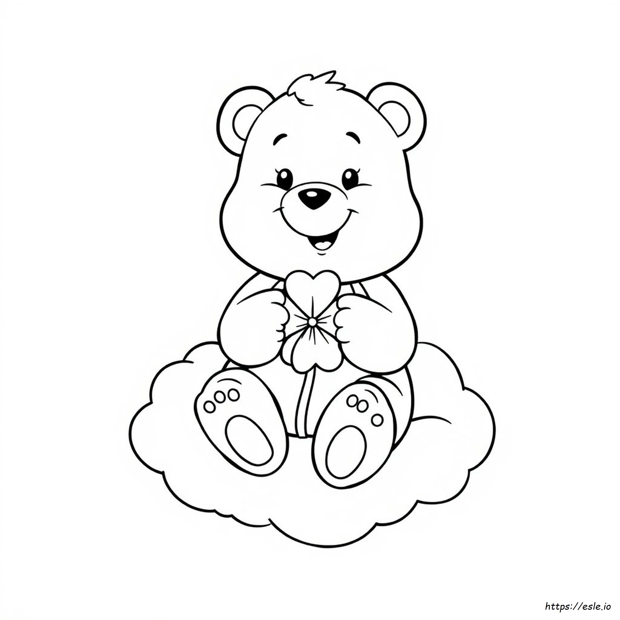 Luck Care Bear Coloring Pages