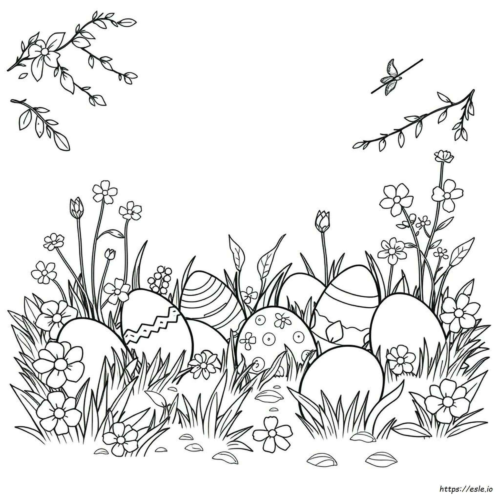 Dibujos Para Colorear De Pascua Gratis Para Imprimir