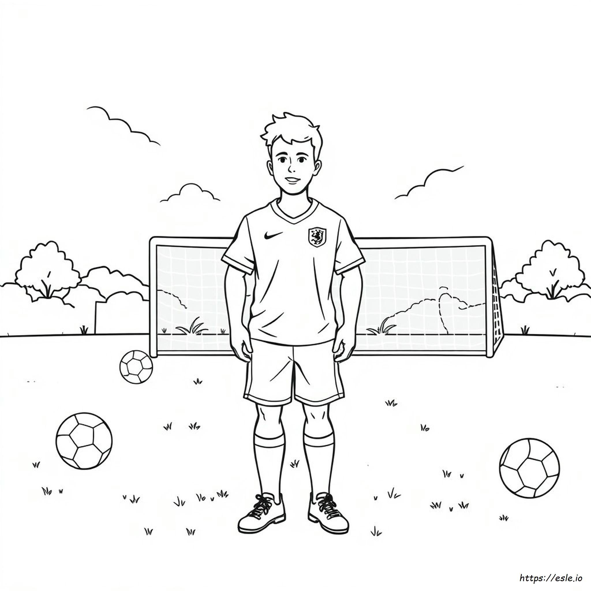 Soccer Jersey Colouring Pages