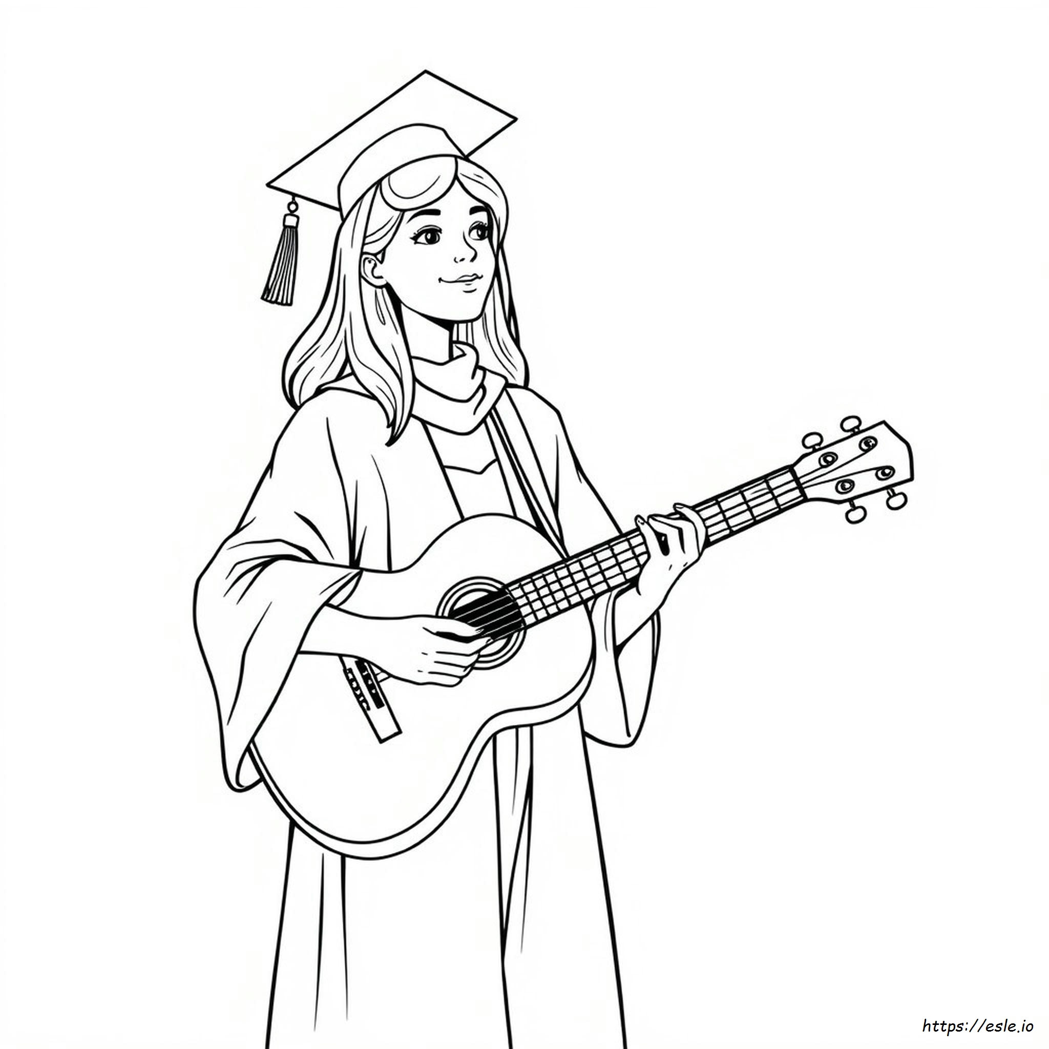 Chitarra Acustica Da Colorare