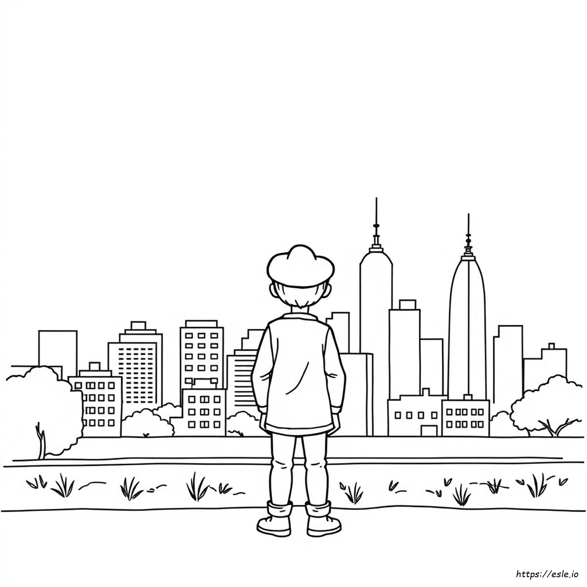 Free Printable Beret Coloring Page for Kids