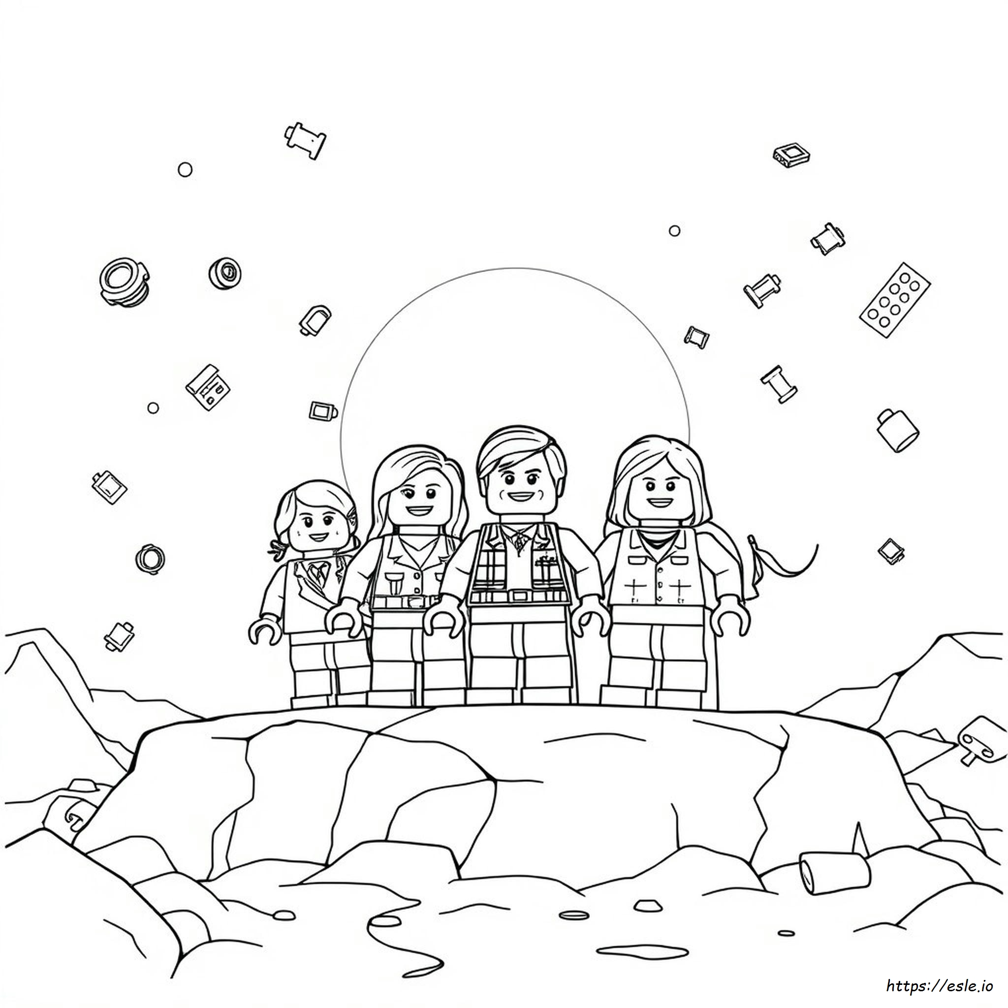 Dibujos De La Lego Película Para Colorear - Gratis Para Imprimir