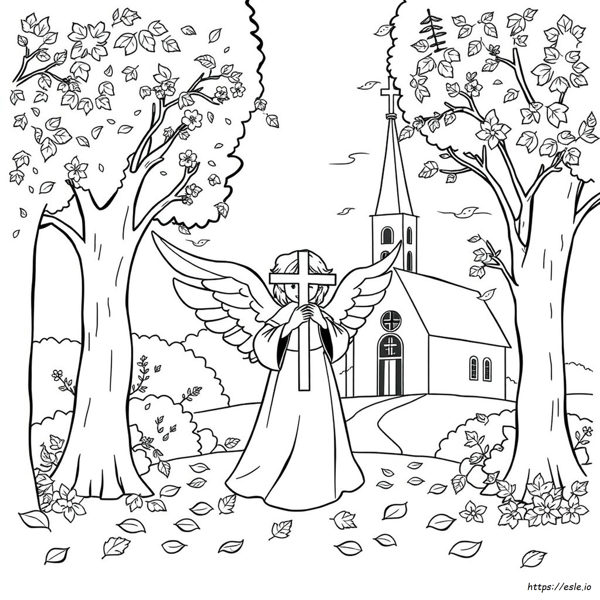 Christian Fall Coloring Pages For Kids - Free Printable
