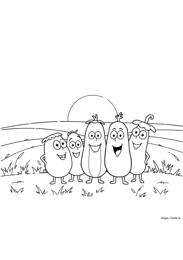 Pagina Da Colorare Stampabile Di Veggietales