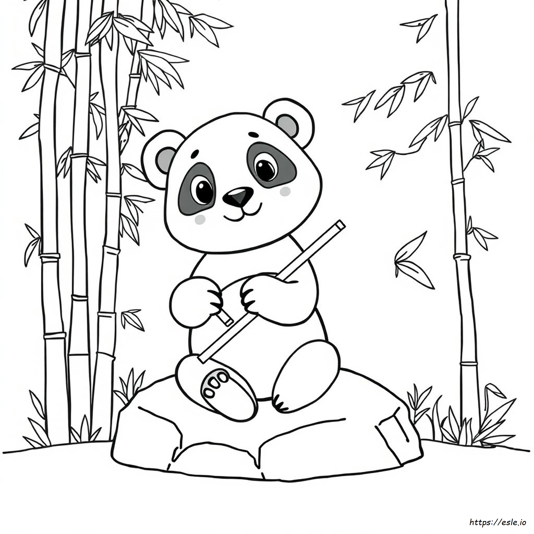 Süße Panda Bär Ausmalbilder