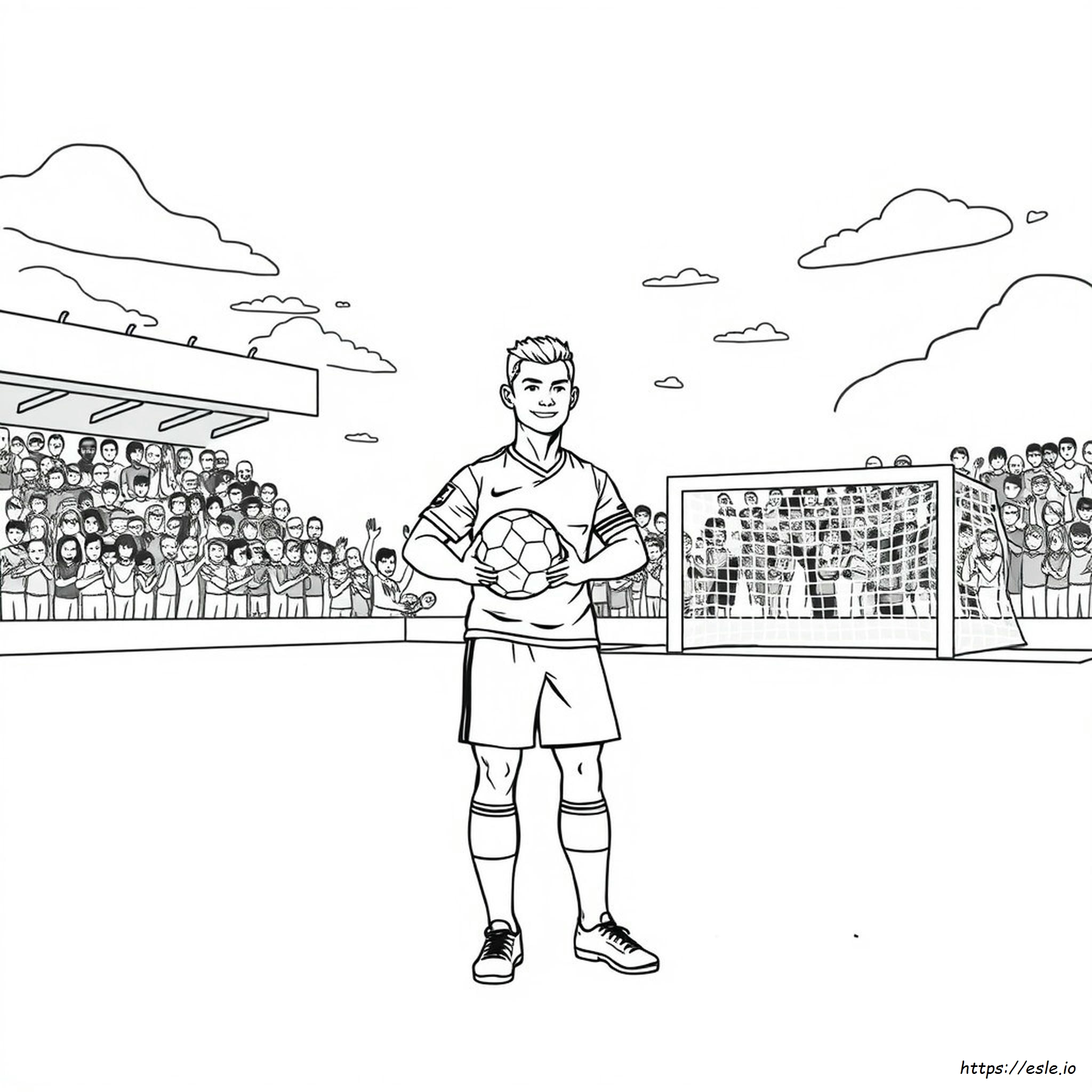 Coloriage Ronaldo À Imprimer