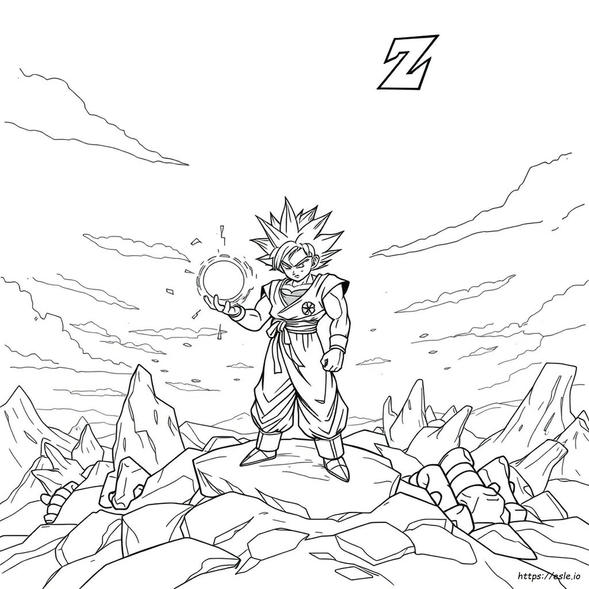 Dragonball Z Printable Coloring Pages