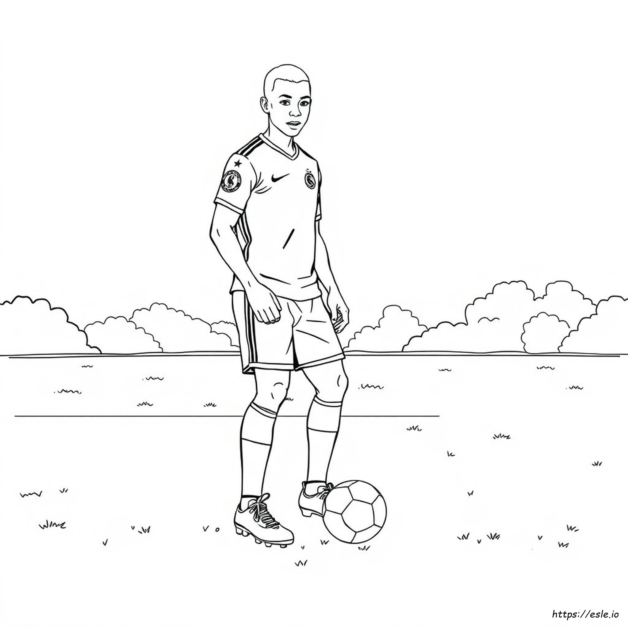 Mbappe Colouring Pages Printable