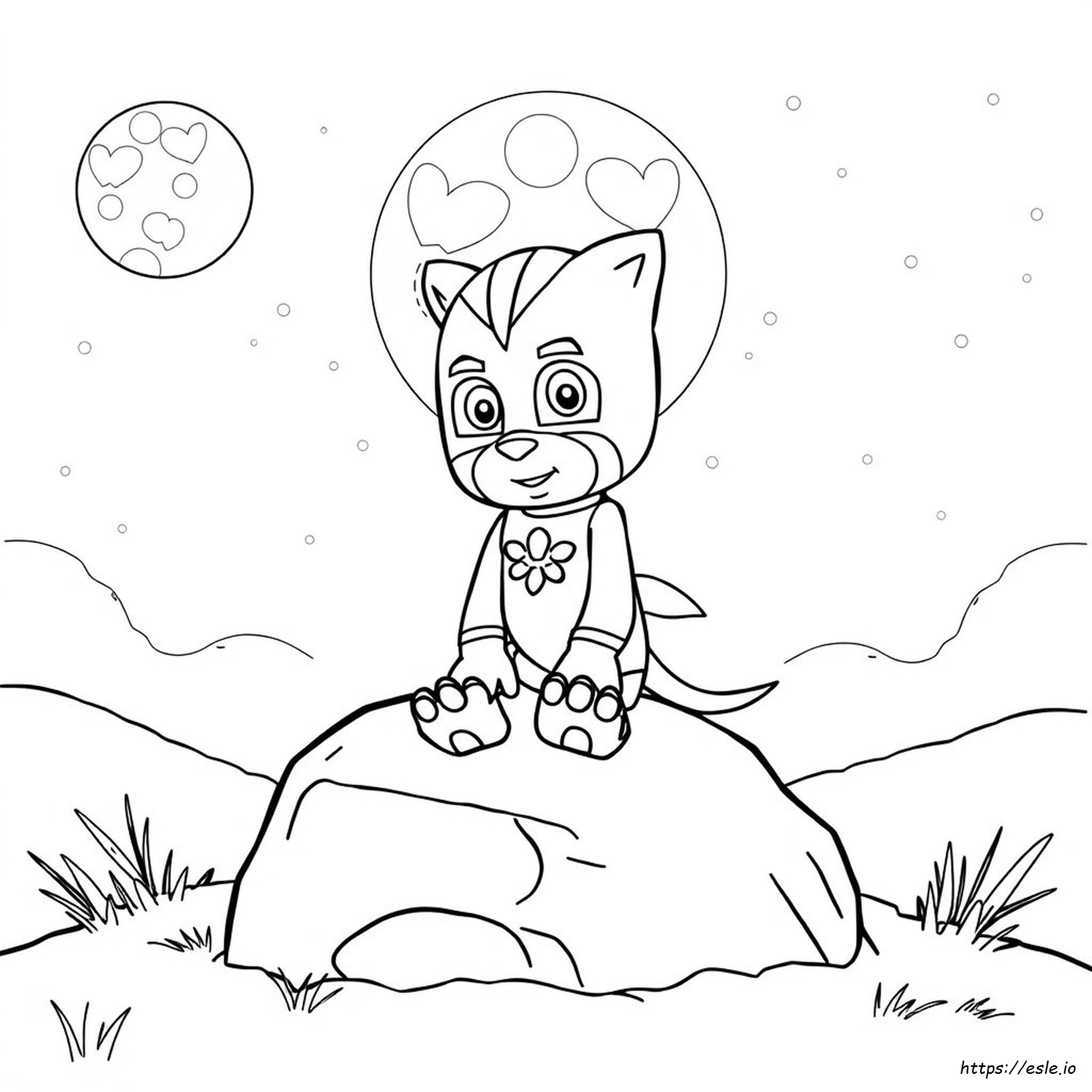 Gekko Pj Mask Coloring Page