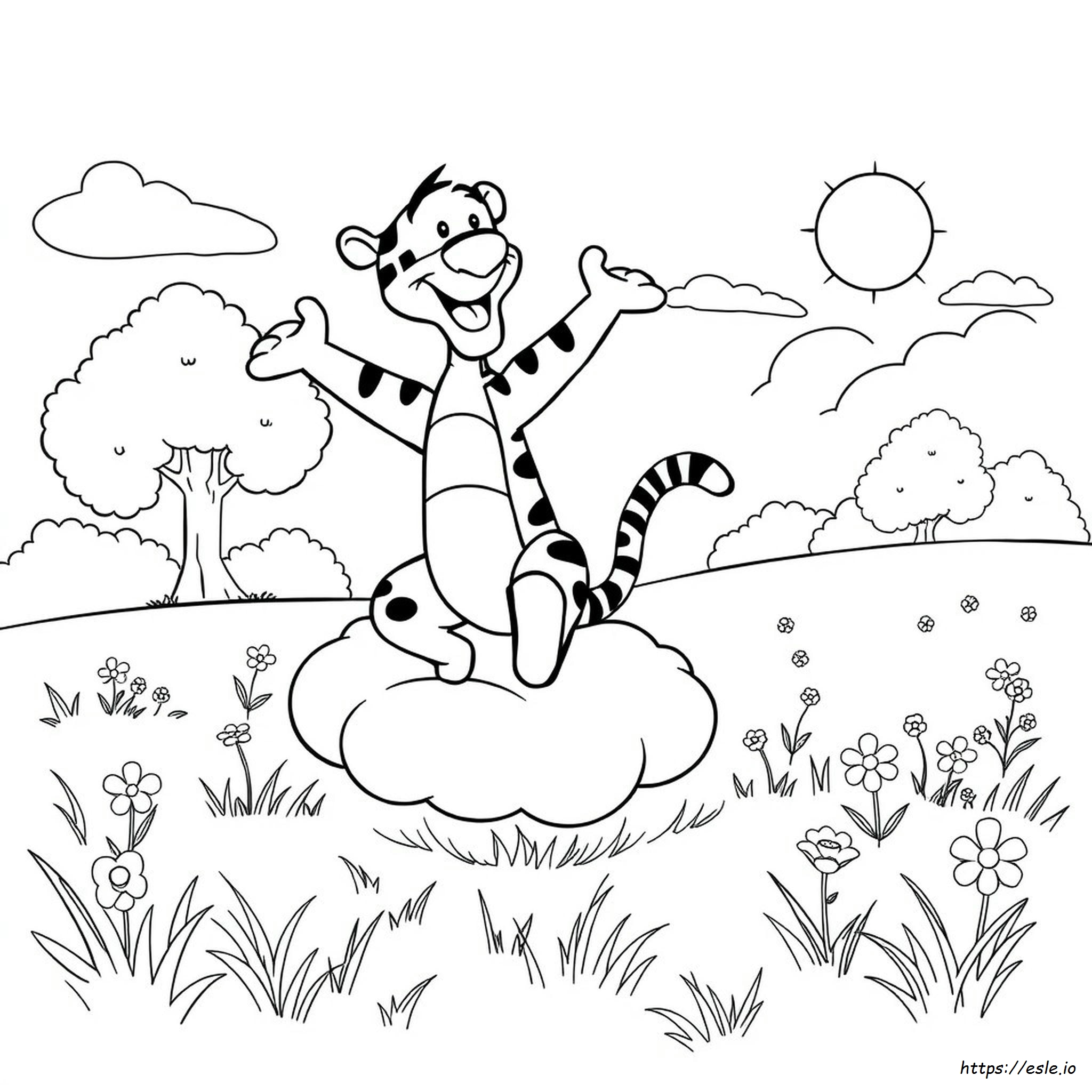 Free Coloring Pages Tigger