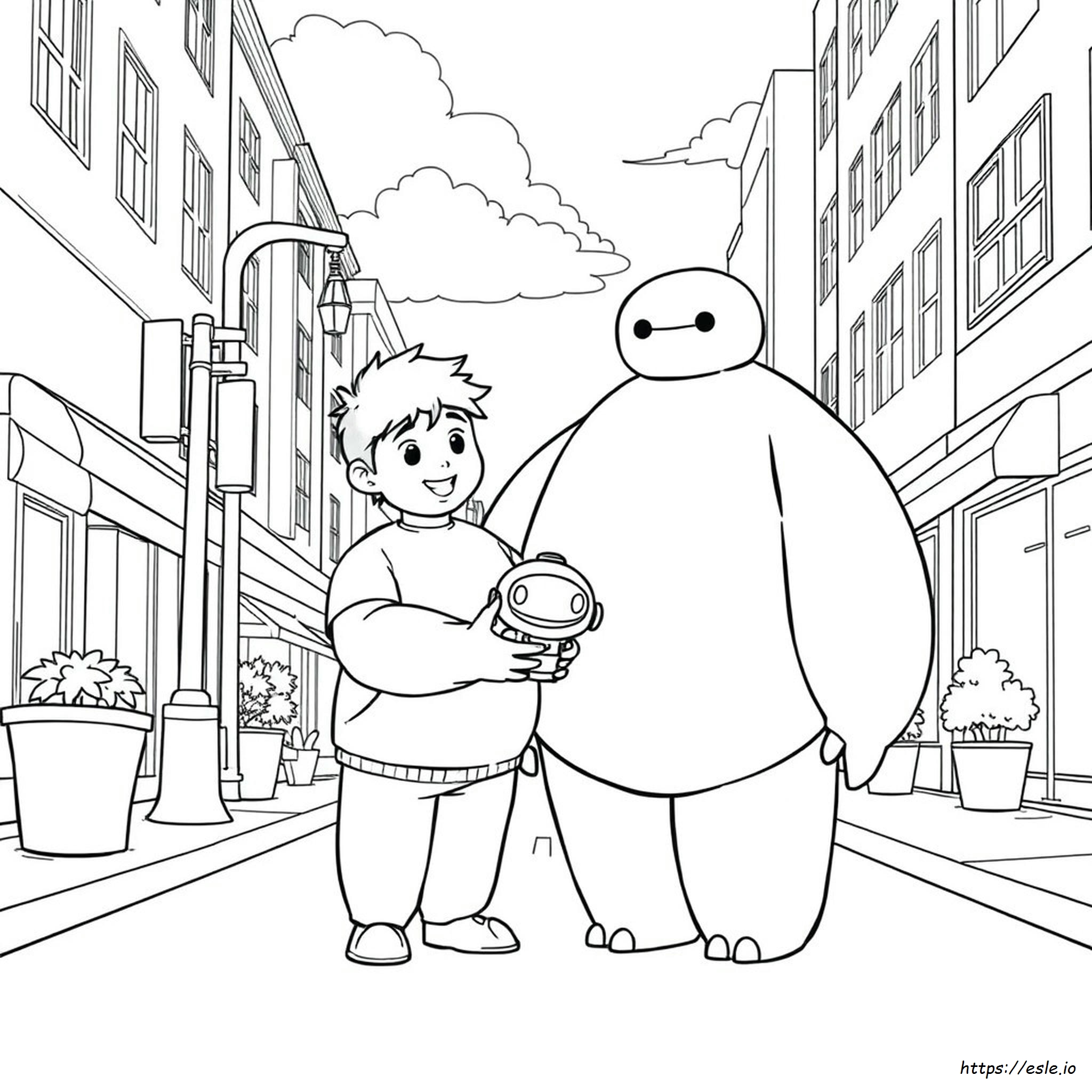 Big Hero 6 Free Coloring Pages for Kids