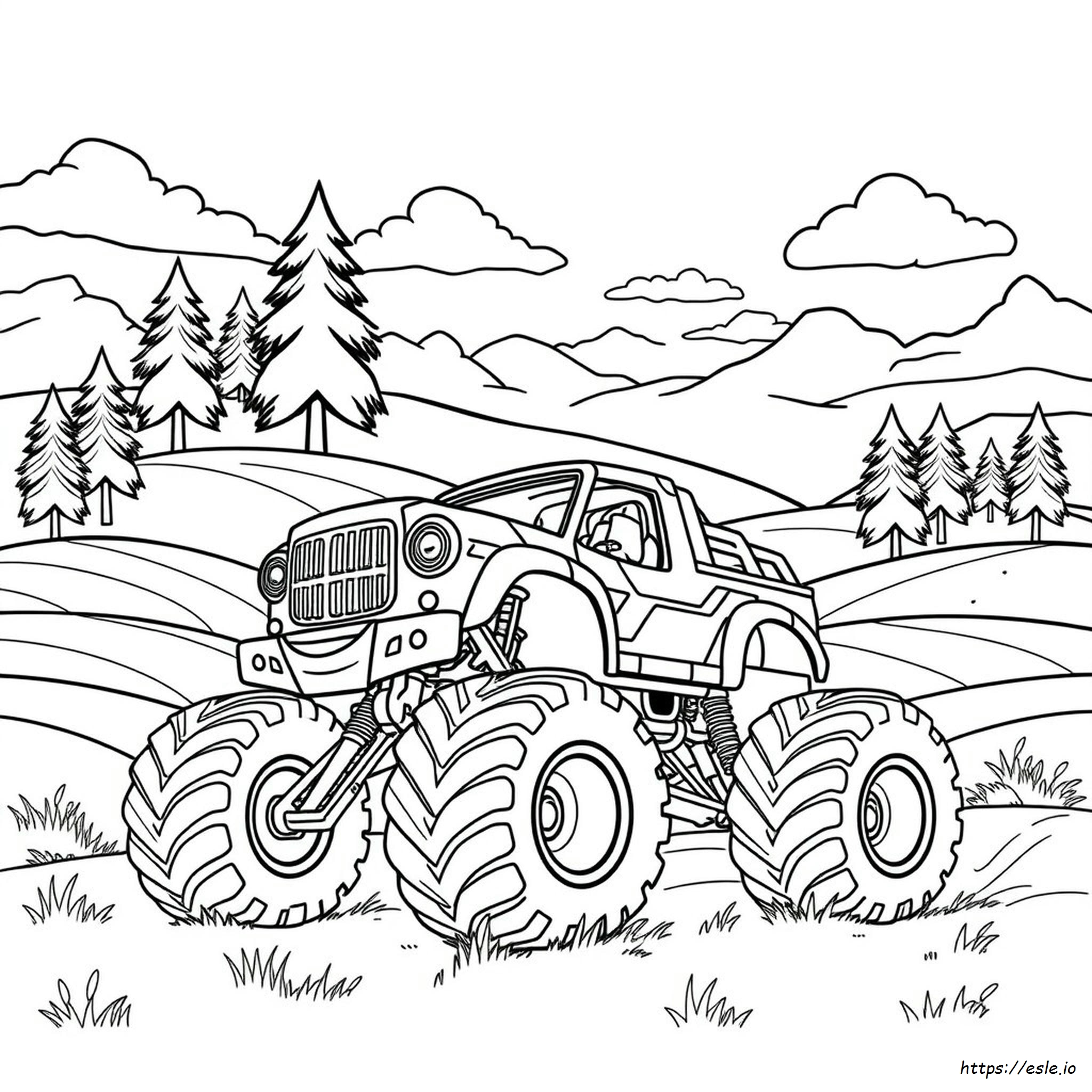 Disegni Da Colorare Monster Mutt Monster Truck