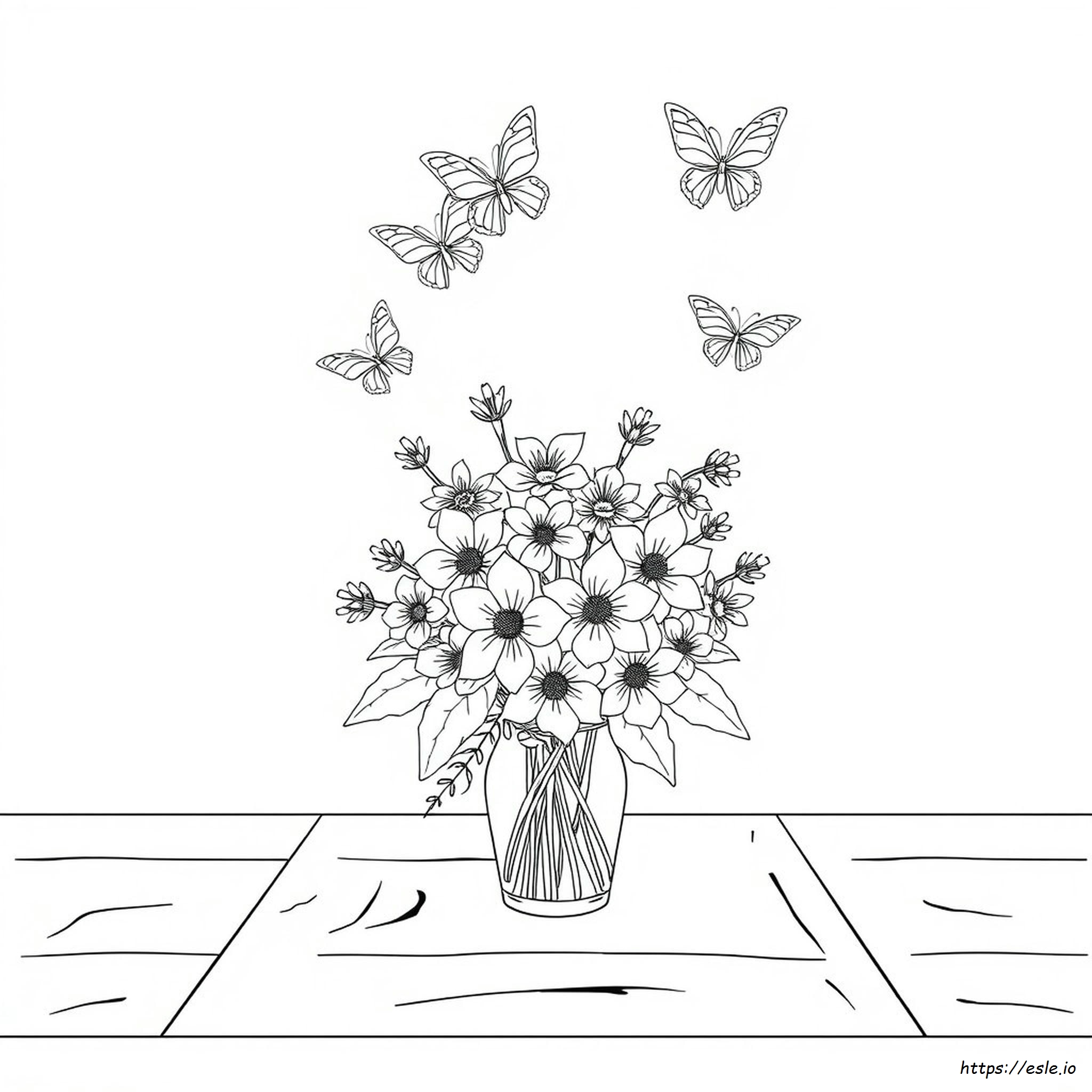 Colouring Pages Adult Flowers