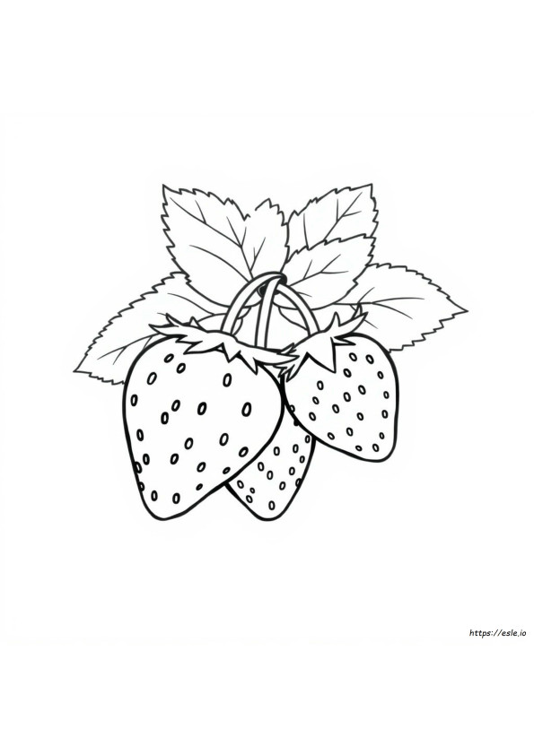 How To Colour Strawberry