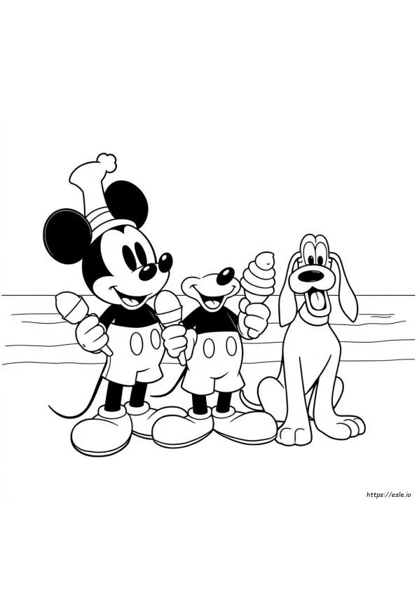 Mickey Mouse Coloring Book