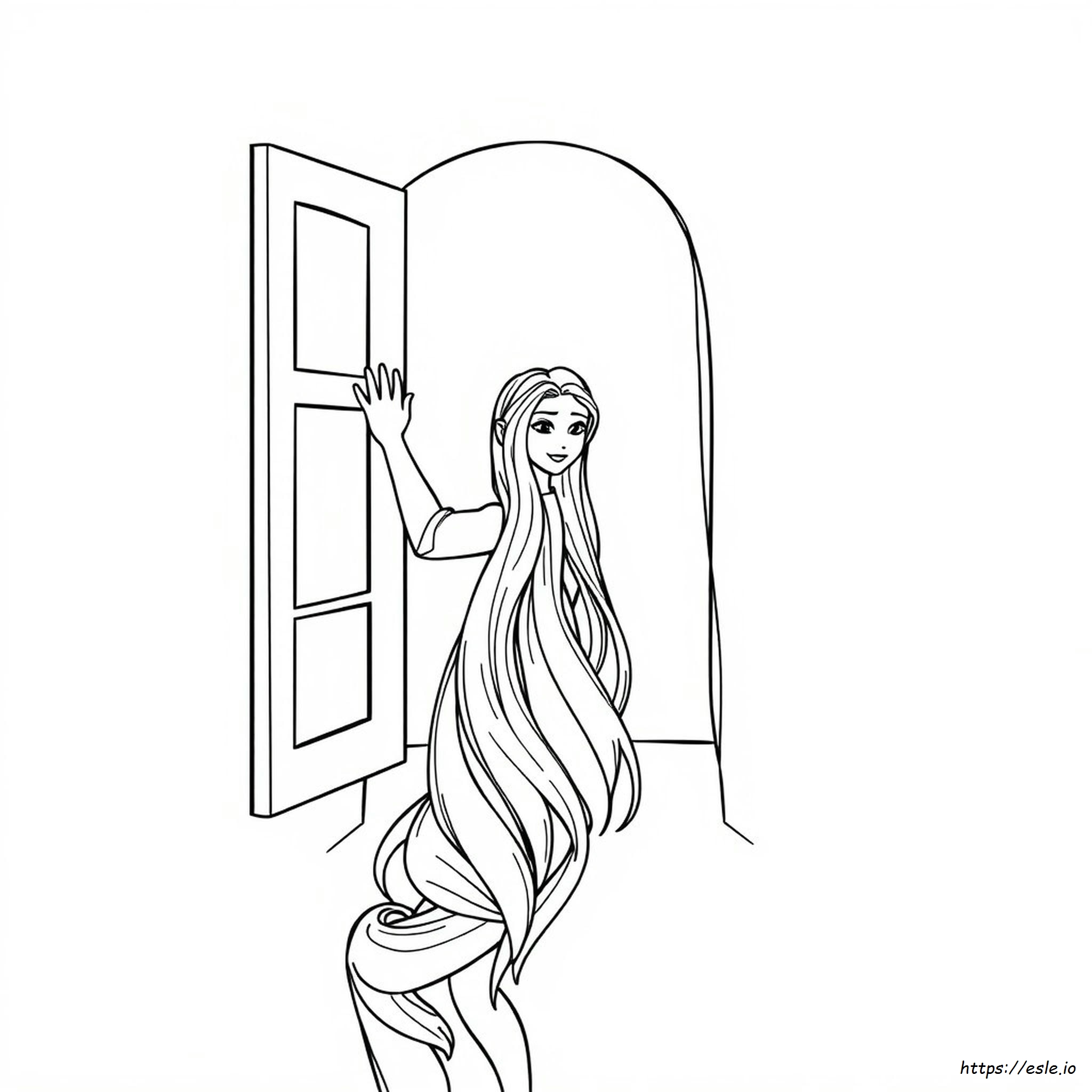 Rapunzel Coloring Page - Free Printable Disney Princess