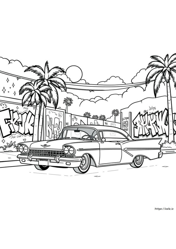 Lowrider Disegni Da Colorare