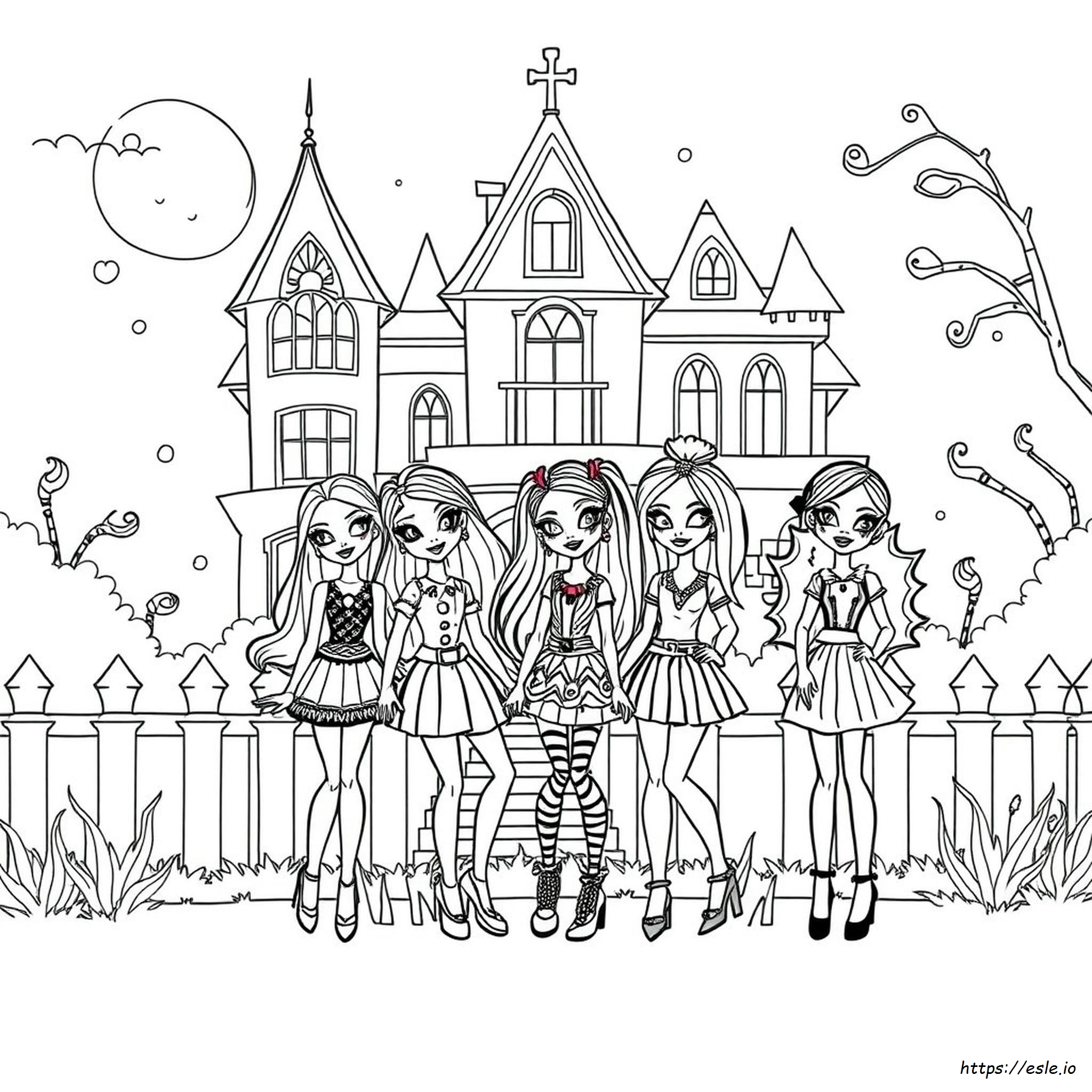 Monster High Coloring Pages To Print