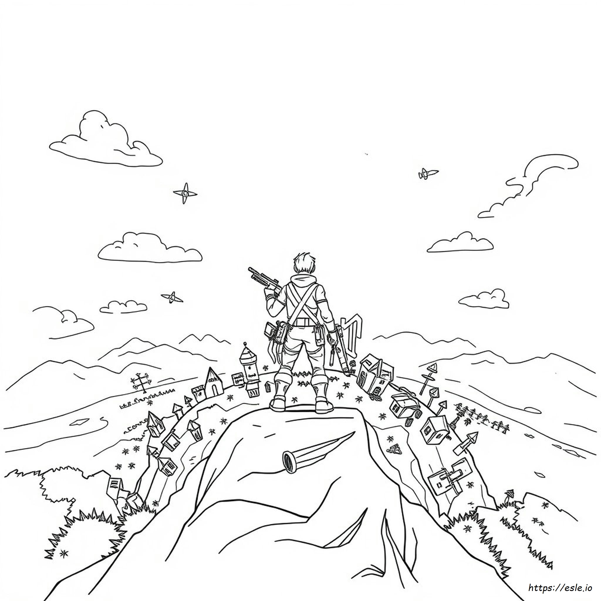 Fortnite Colouring Pages Chapter 4