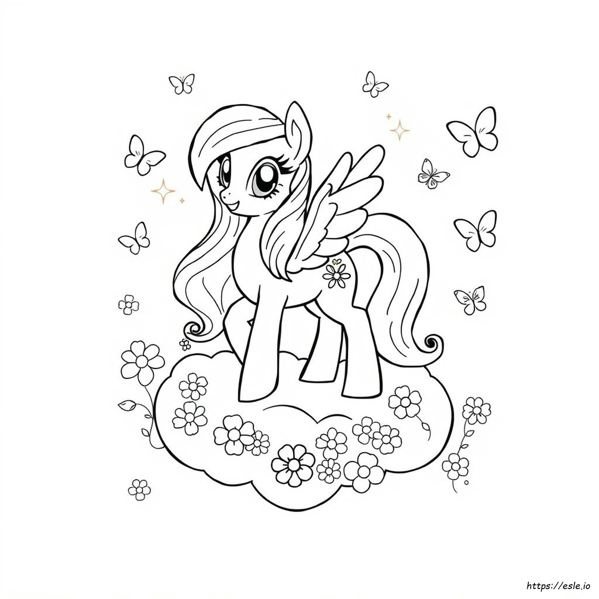 Dibujos para colorear de Rarity: Página imprimible gratis