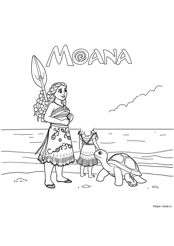 Disney Moana Coloring Book