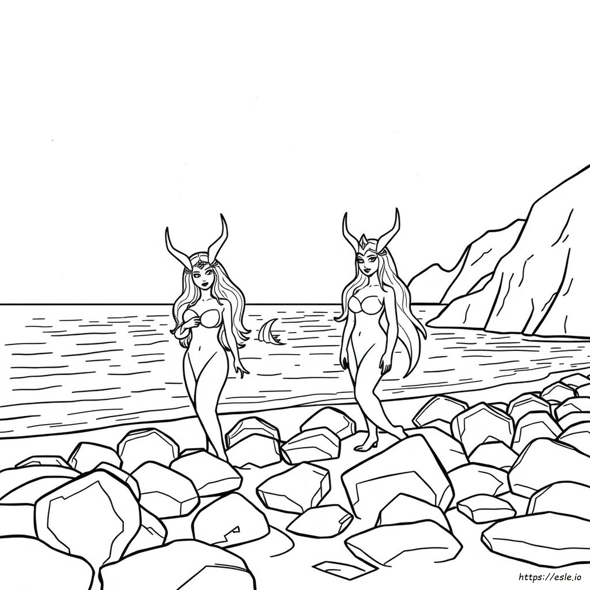 Siren Head Colouring Pages