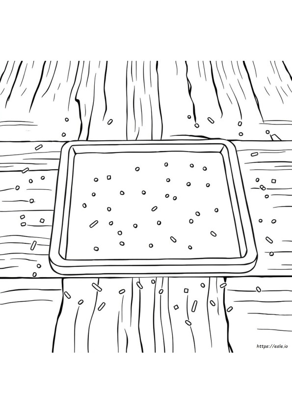 Cookie Sheet Coloring Page