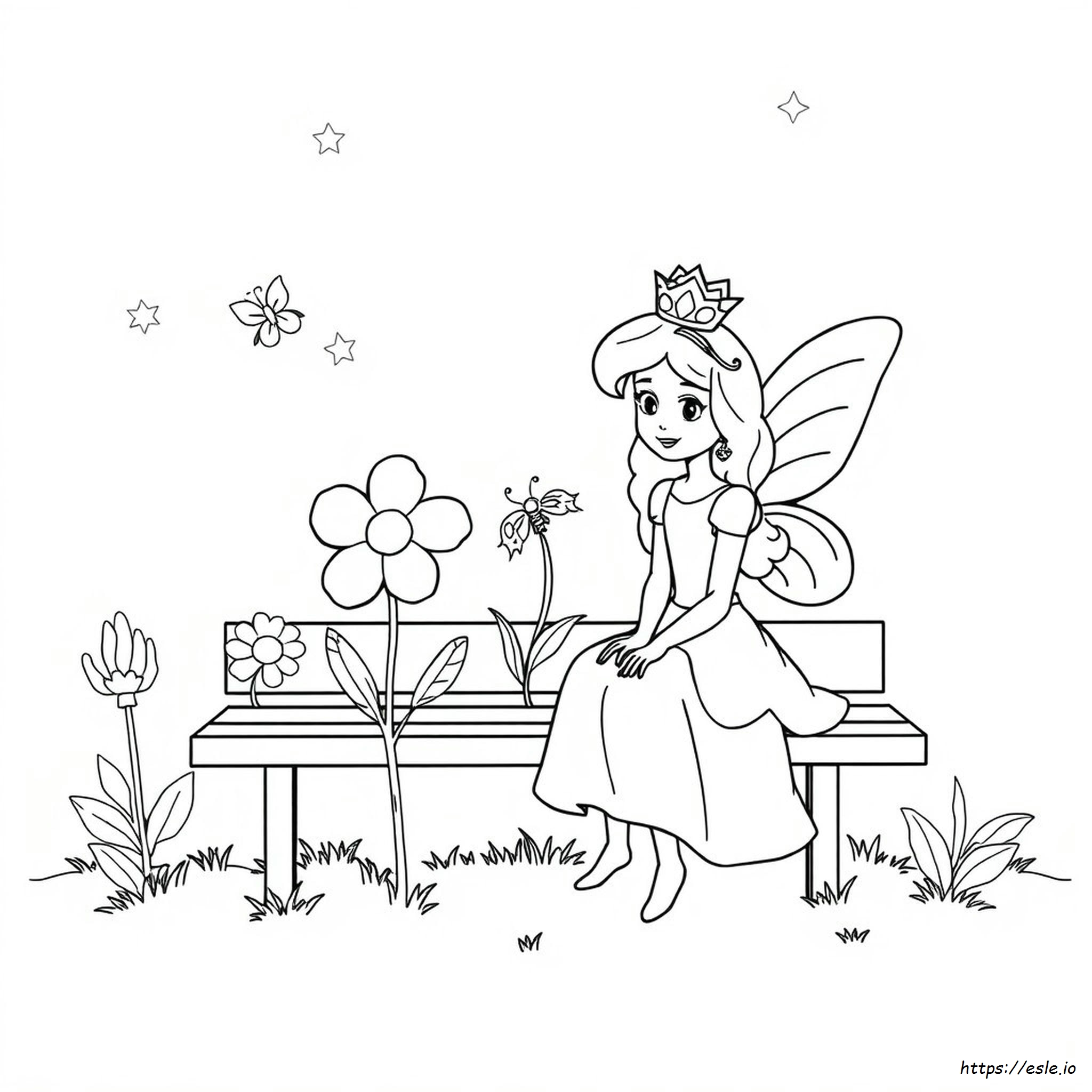 Putri dan Peri Gambar Mewarnai - PDF Gratis