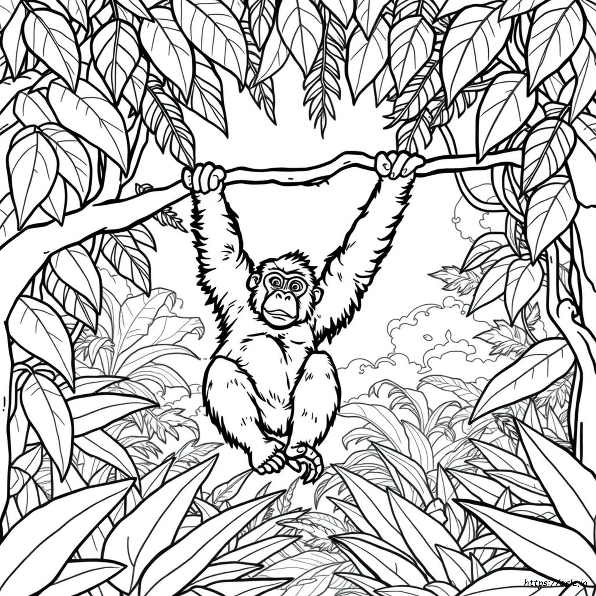 Orangutan Coloring Pages - Free Printable Sheets