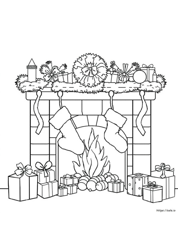 Christmas Stocking Coloring Pages For Adults