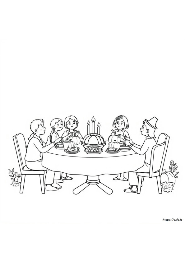 Disegni Del Ringraziamento Già Colorati