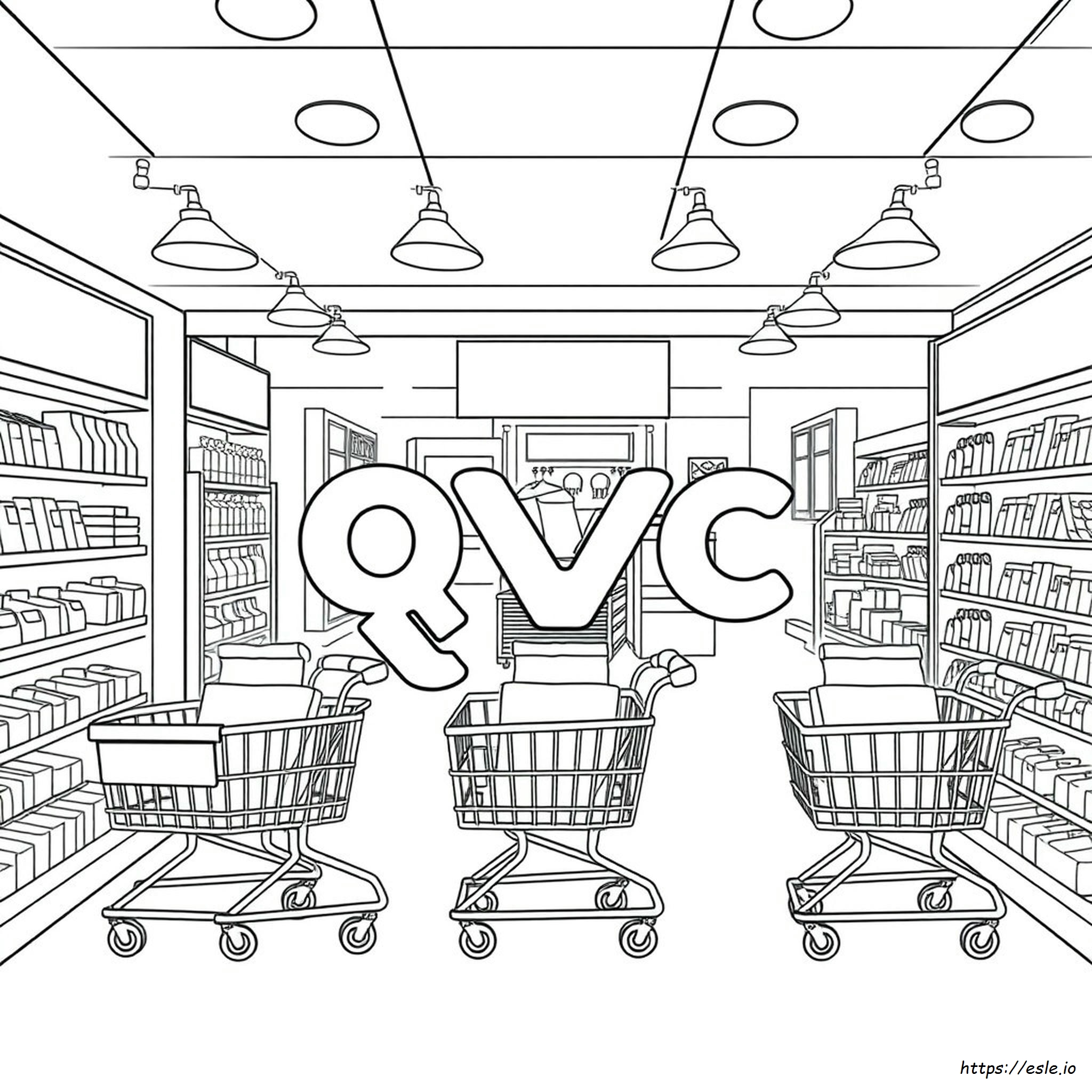 Gambar Mewarnai Buku Qvc untuk Dicetak Gratis