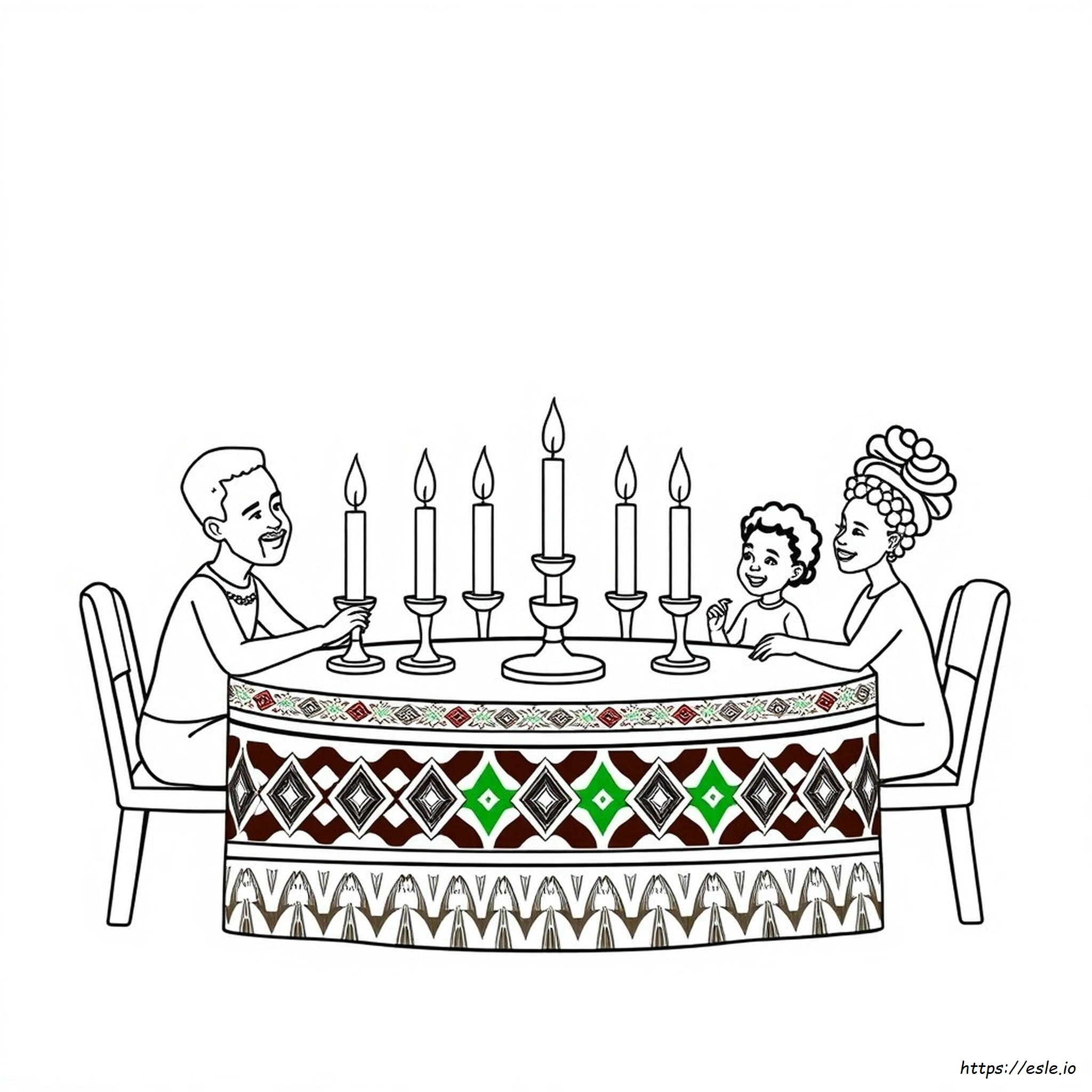 Pagine Da Colorare Kwanzaa: disegni da stampare e colorare gratis