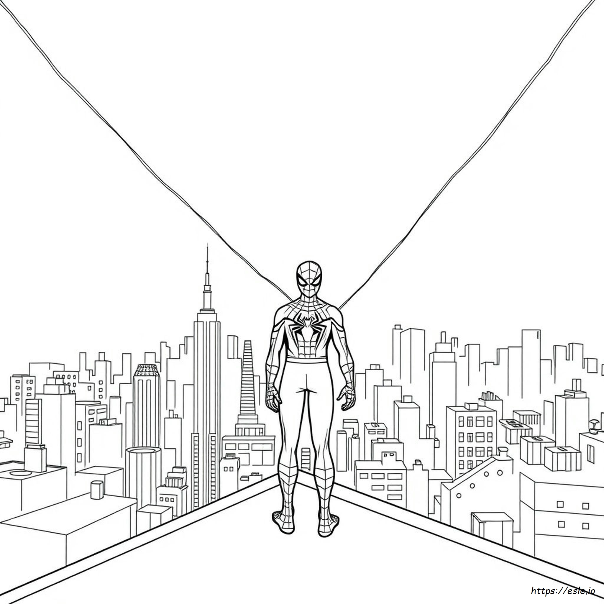 Kolorowanki Spider-Man Bez Drogi Do Domu