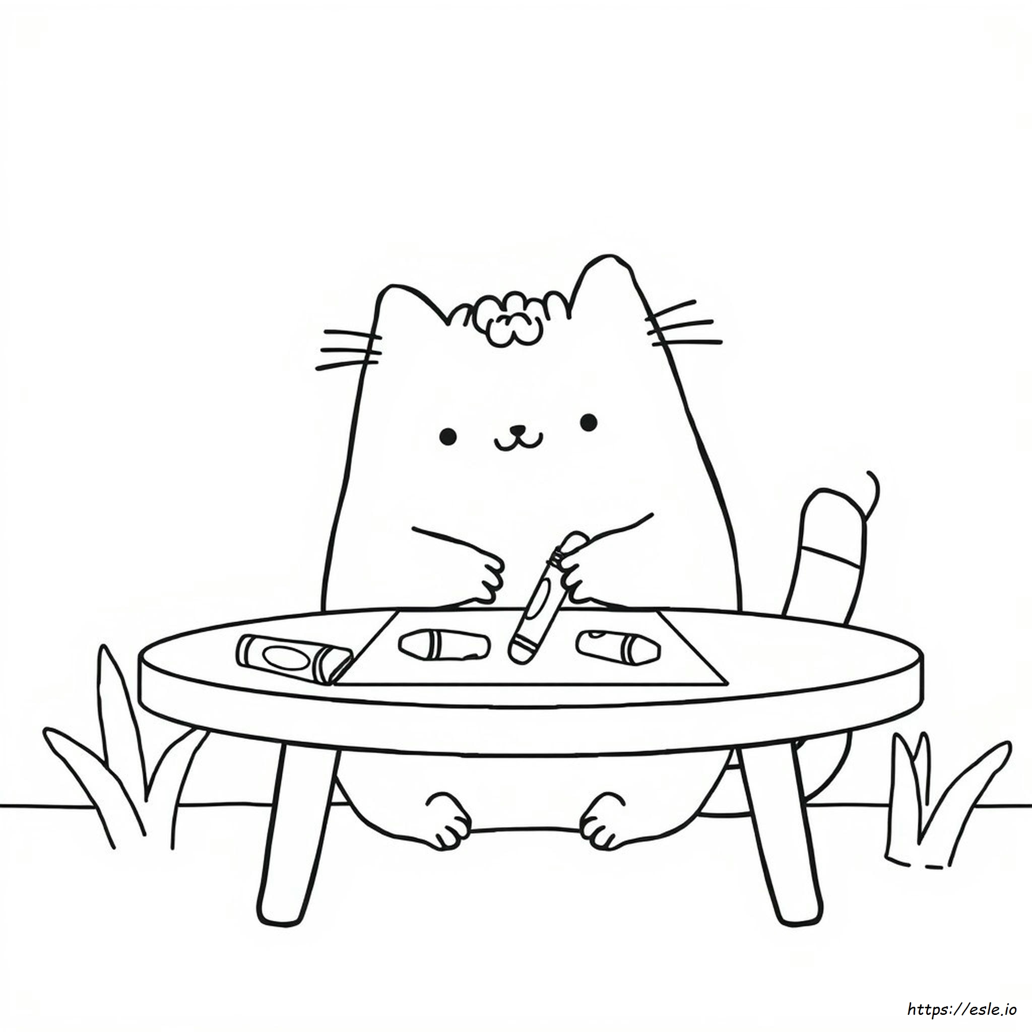 Pusheen Coloring Pages: Free Printable Activity for Kids and Adults