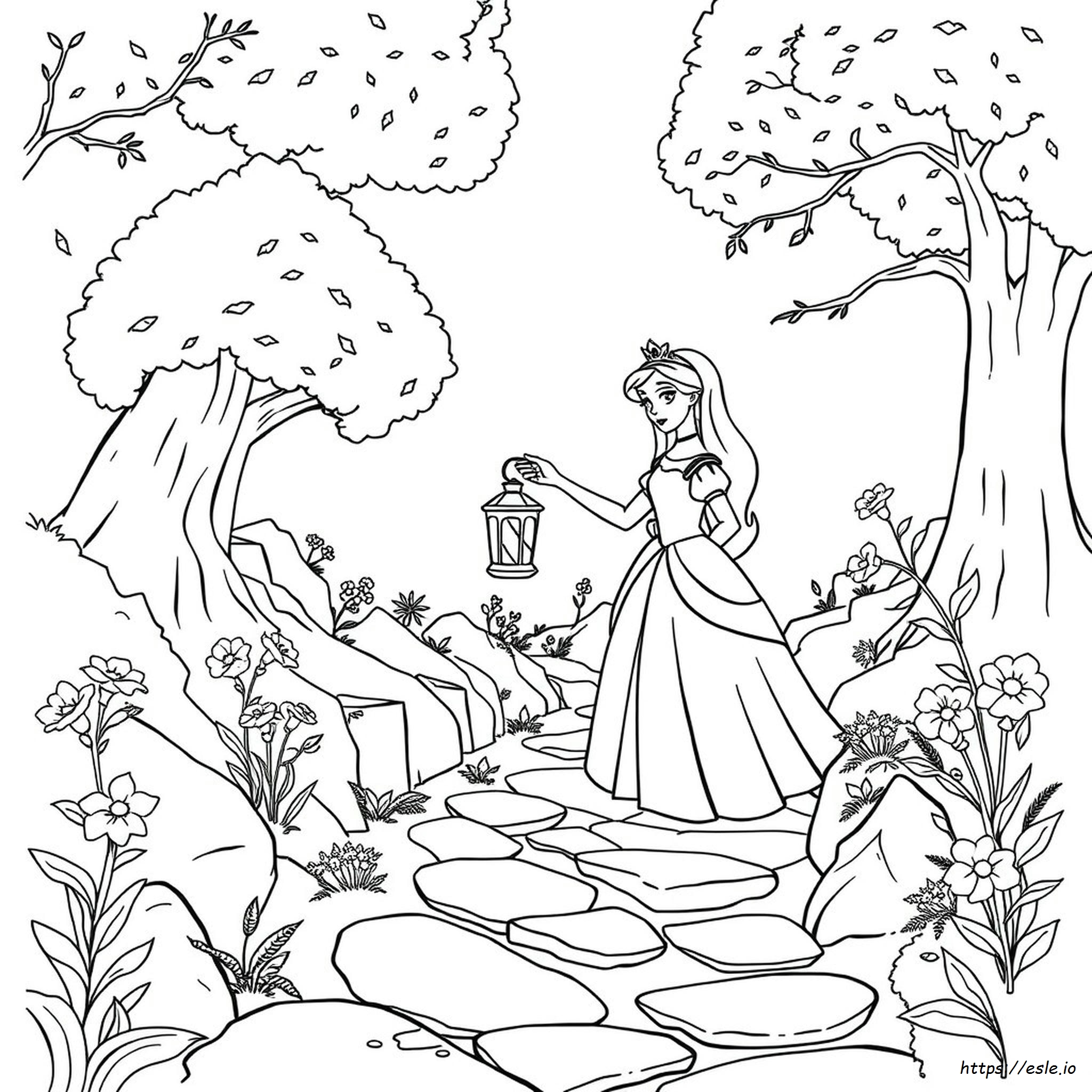 Free Princess Coloring Pages for Adults - Printable PDF