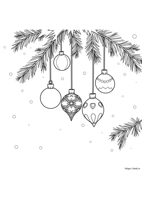 Ornaments Colouring Pages