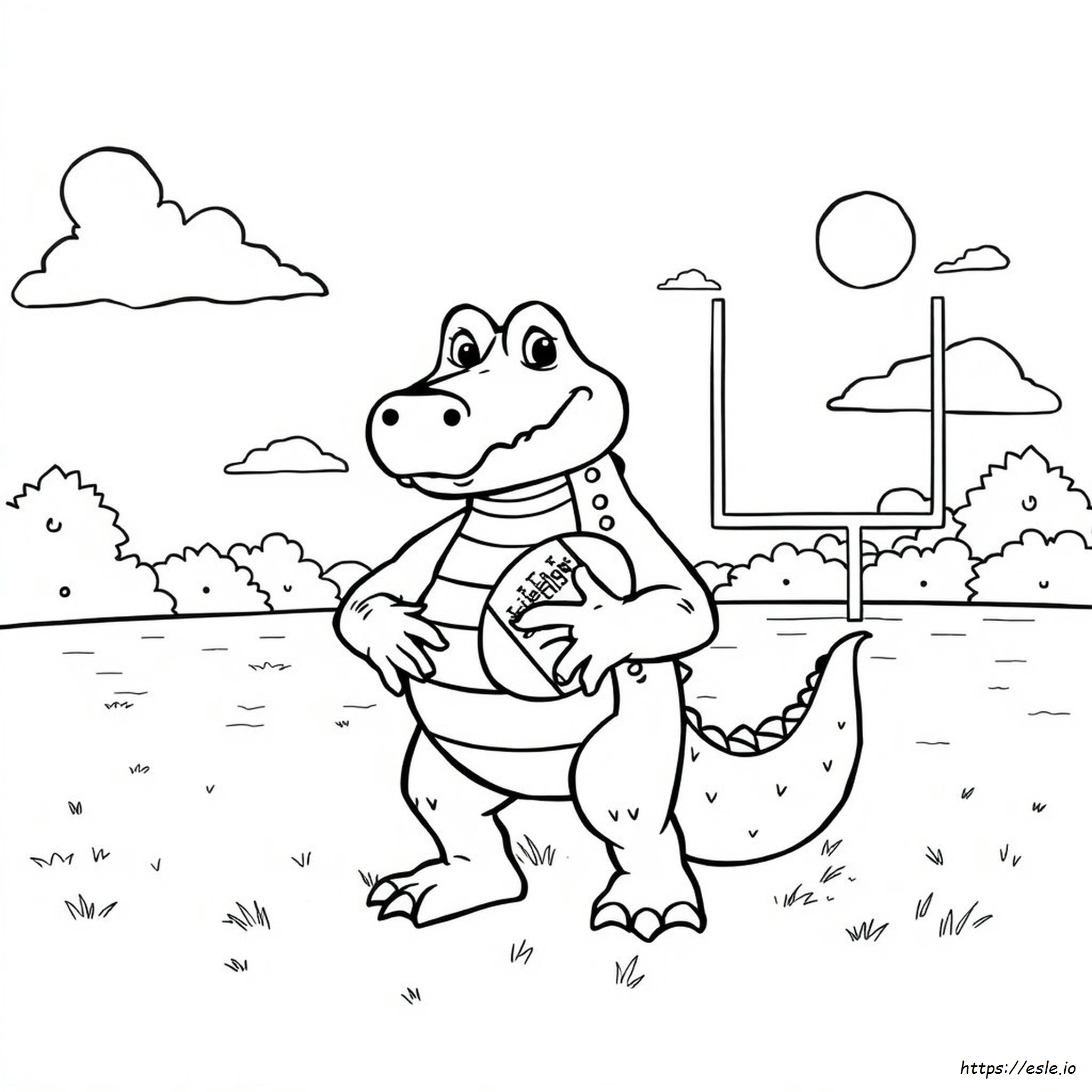 Killer Croc Coloring Page - Free Printable for Kids