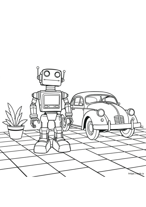 Retro Colouring Pages