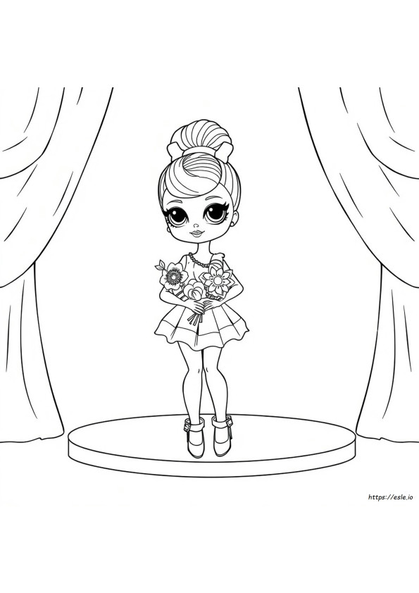 Pagina Da Colorare Bambola Fashion Candylicious Coloriage Lol Omg